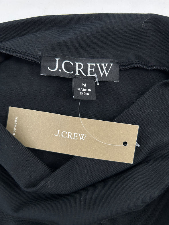 T-shirt noir à col roulé