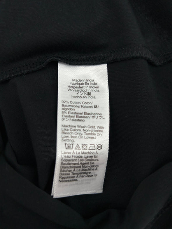 T-shirt noir à col roulé