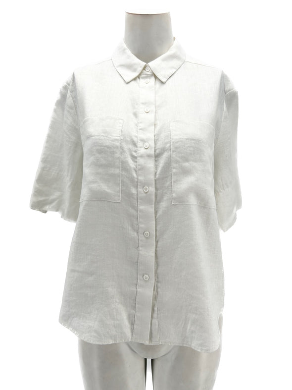 Chemise blanche en lin