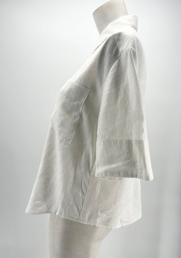 Chemise blanche en lin