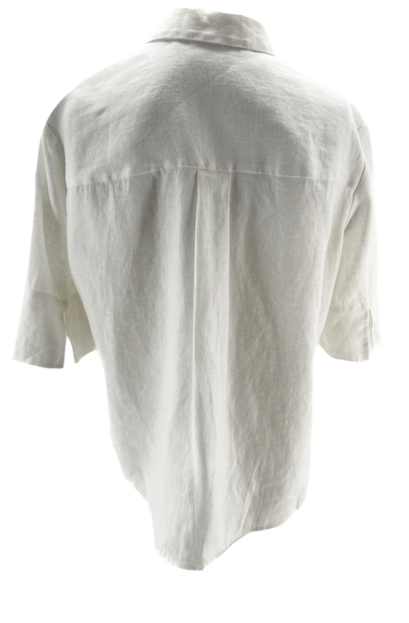 Chemise blanche en lin