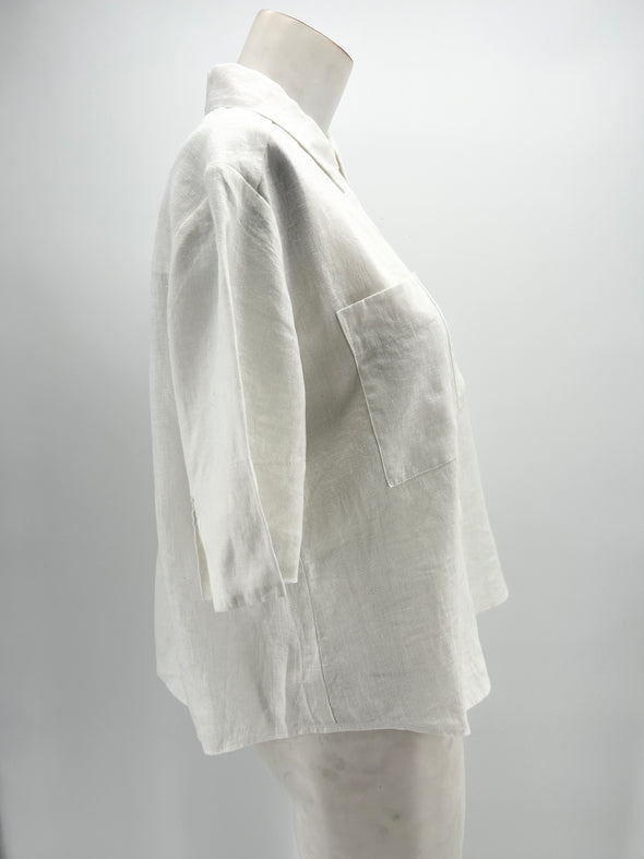 Chemise blanche en lin