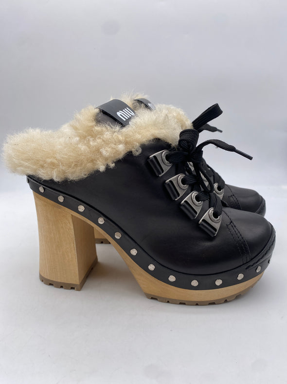 Sabots en cuir