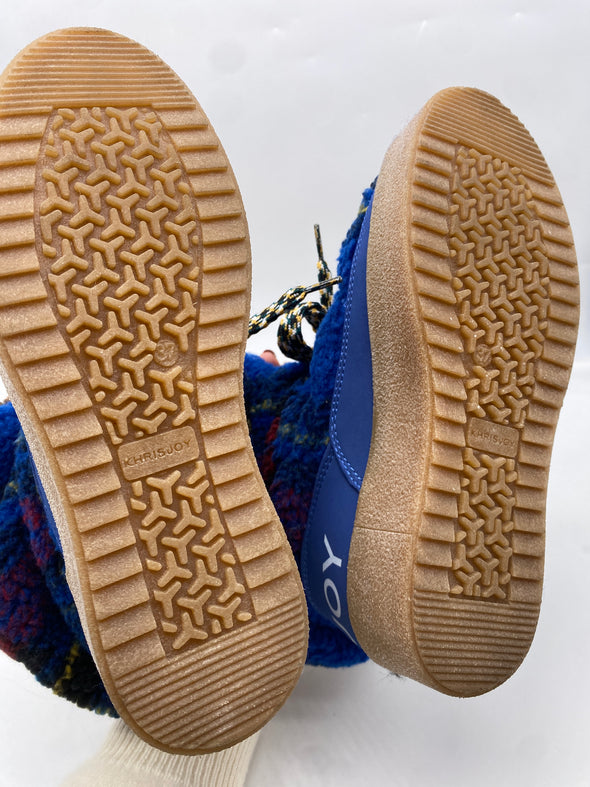 Bottines bleues