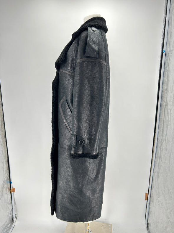 Peau lainée noire