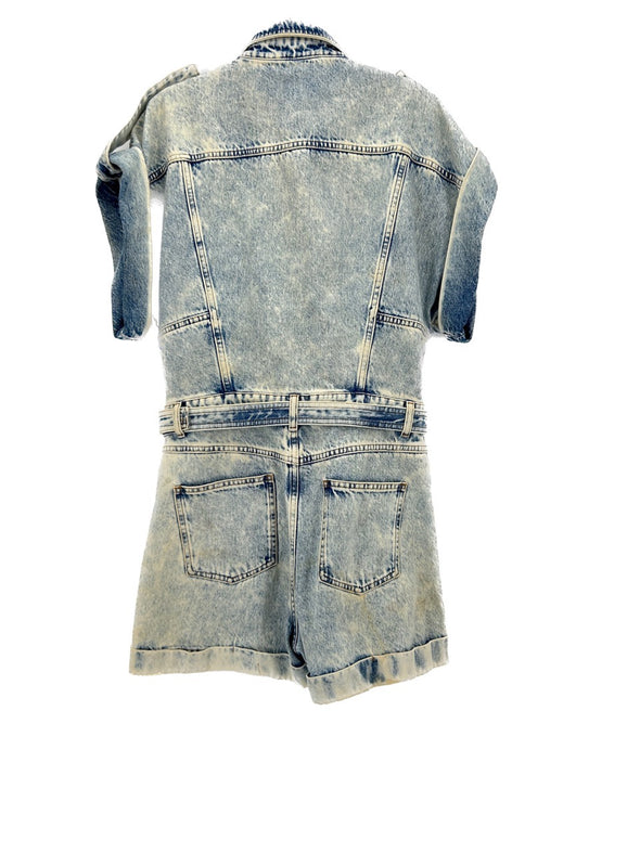 Combishort en denim