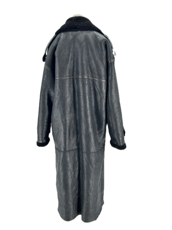Peau lainée noire