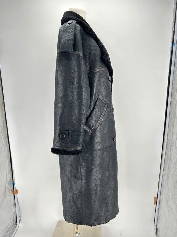 Peau lainée noire