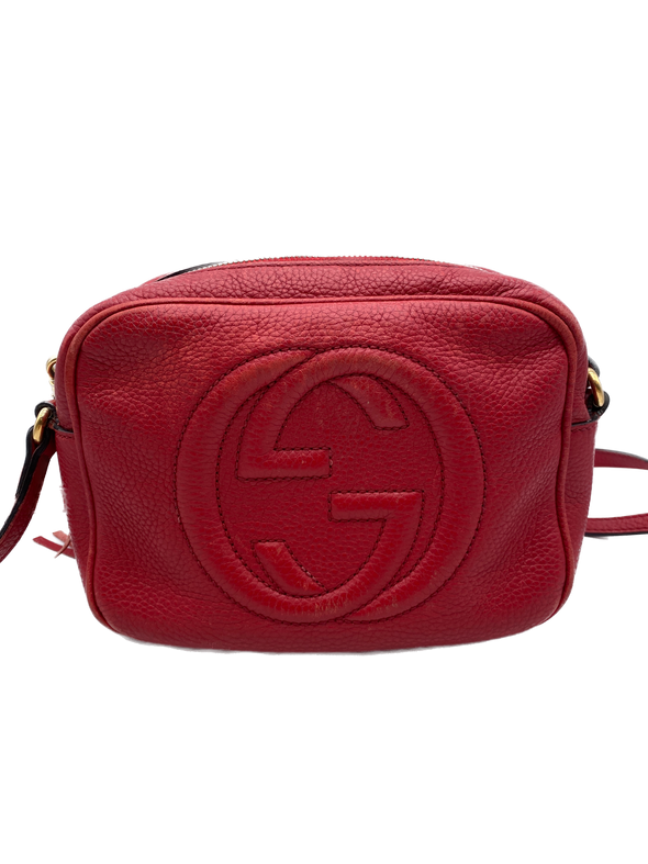 Sac "Soho" en cuir rouge