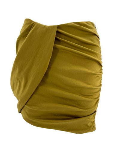 Jupe courte kaki