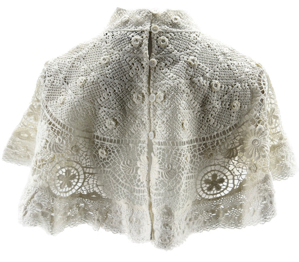 Top blanc en dentelle