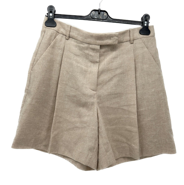 Short beige en lin