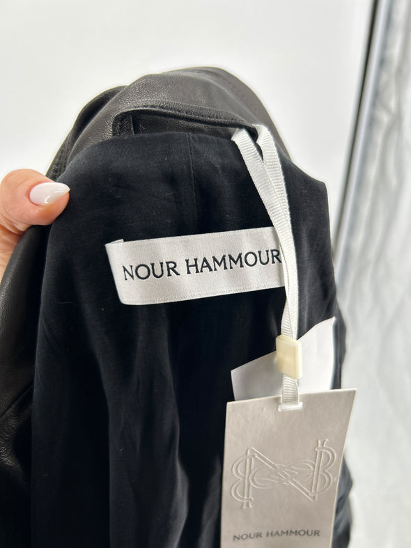 Trench-coat en cuir