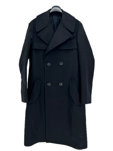 Manteau en laine noir