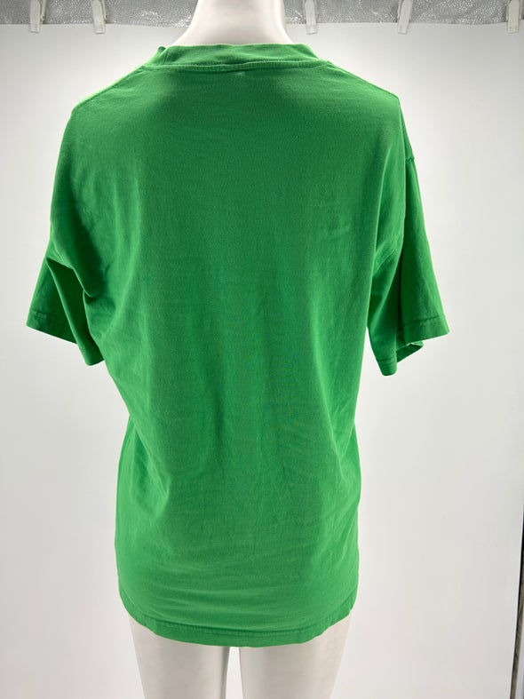 T-shirt vert avec imprimé