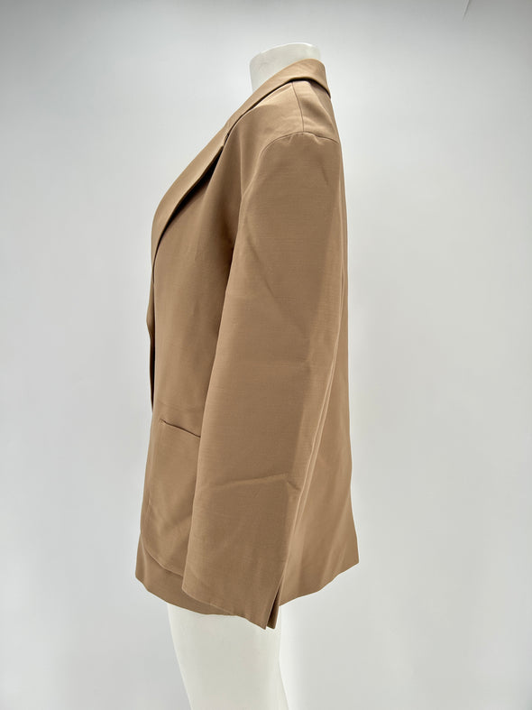 Blazer en mélange de laine et soie
