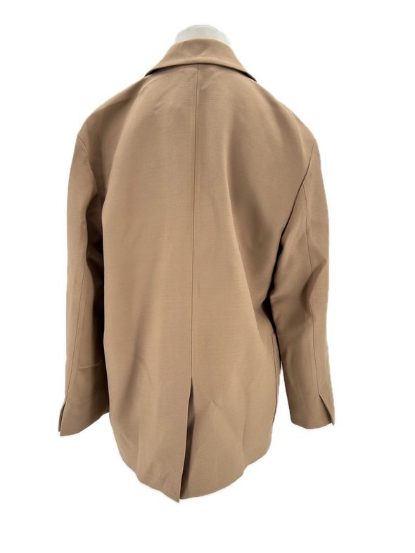 Blazer en mélange de laine et soie