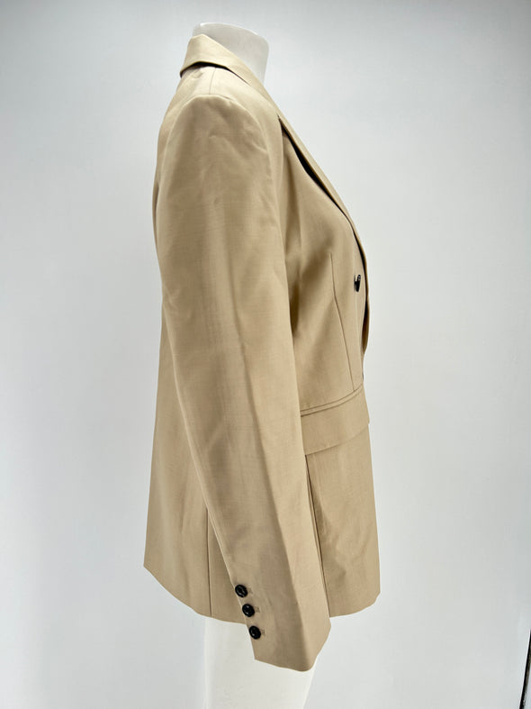 Blazer en laine beige