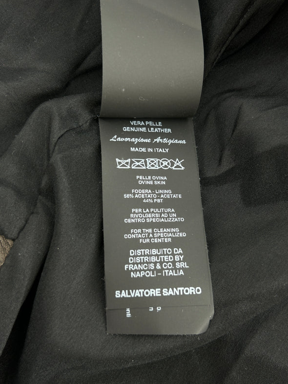 Blazer en cuir synthétique