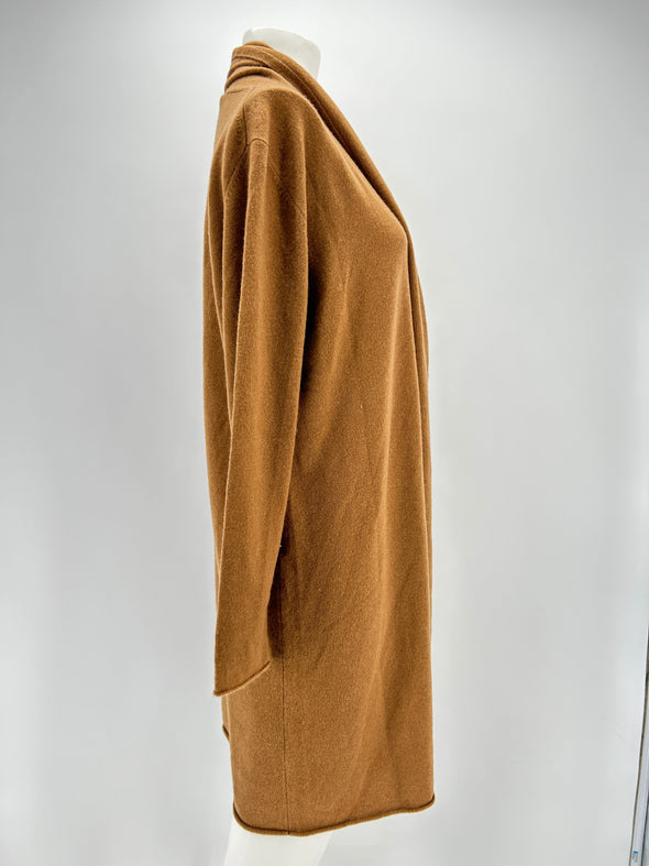 Cardigan en cachemire camel