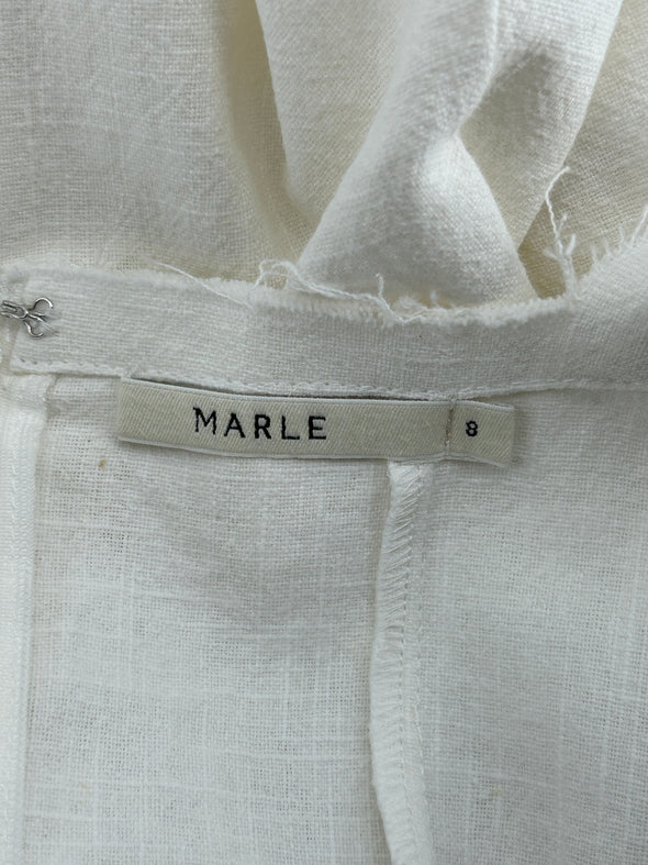 Robe en ramie blanche