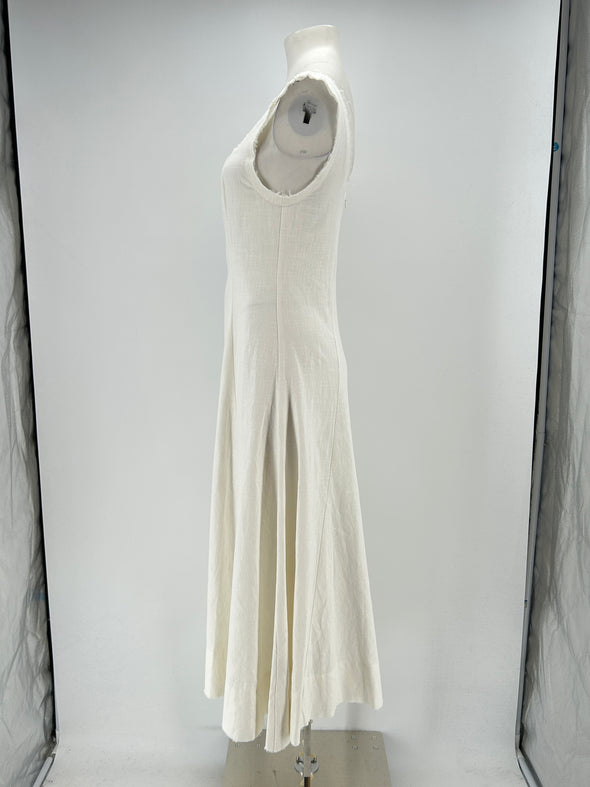 Robe en ramie blanche