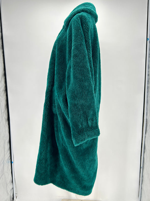 Manteau long vert