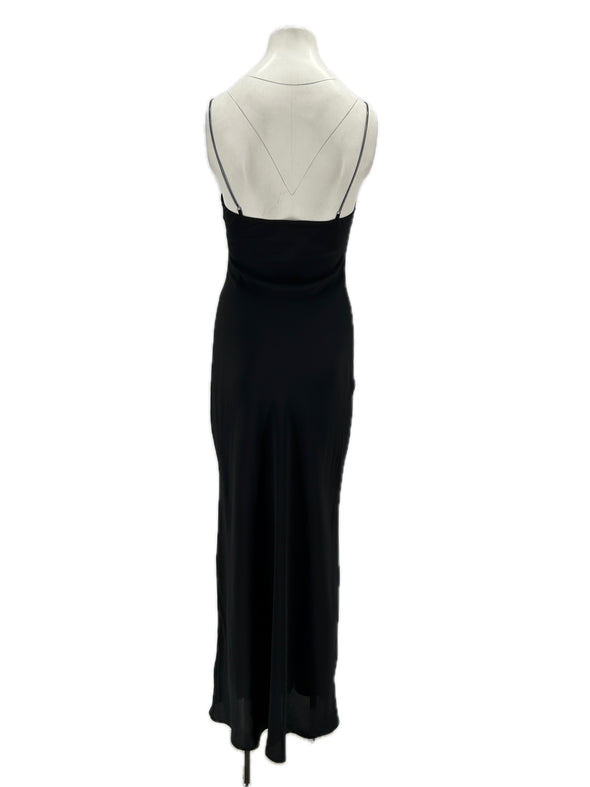 Robe en soie noire