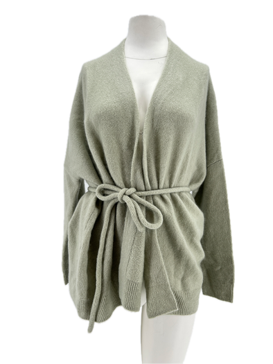Cardigan en mélange de cachemire et soie