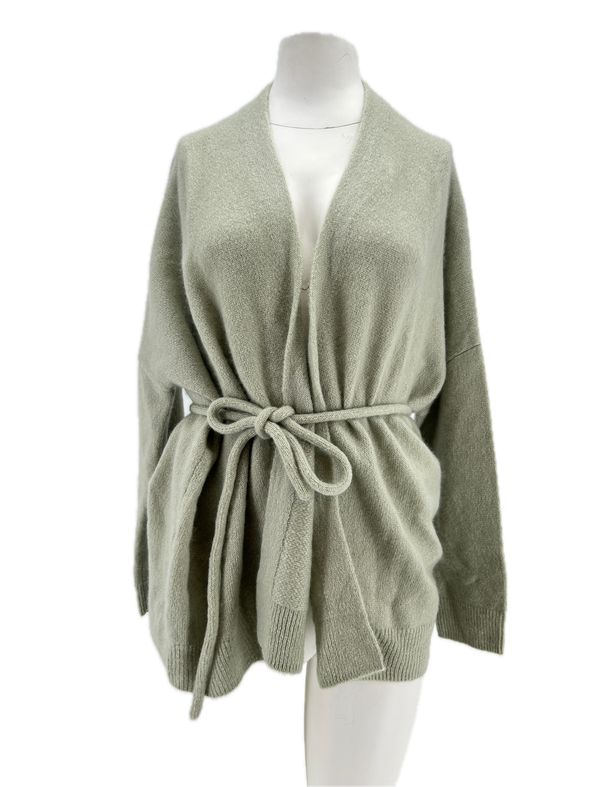 Cardigan en mélange de cachemire et soie