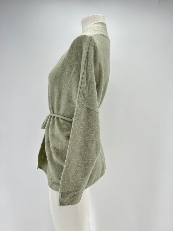 Cardigan en mélange de cachemire et soie