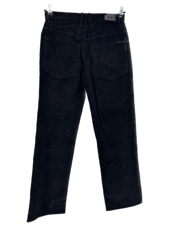 Pantalon en velours noir