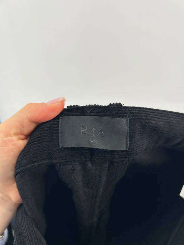 Pantalon en velours noir