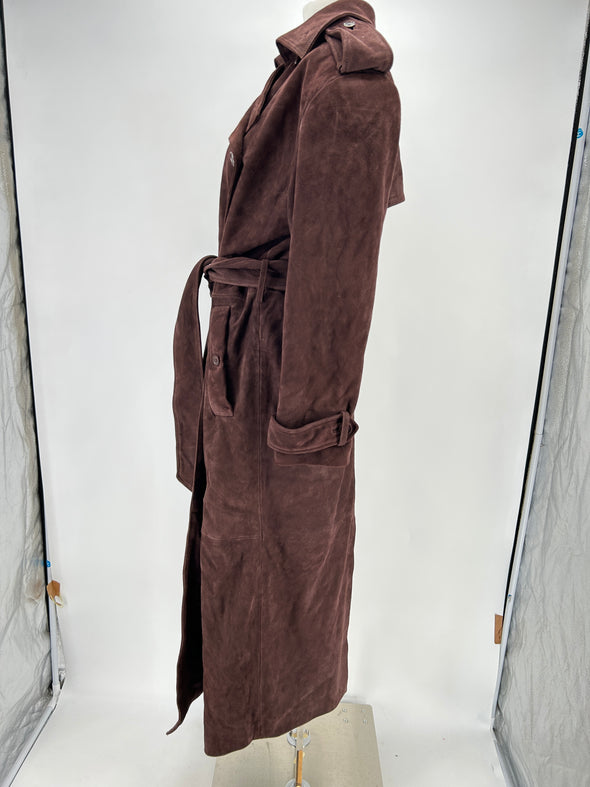 Trench-coat en daim