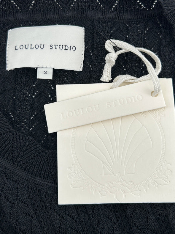 Crop top noir "CULLI"