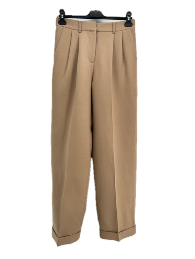 Pantalon en mélange de laine et soie