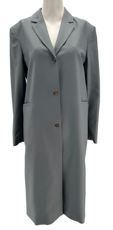 Manteau long gris en laine "Tido"