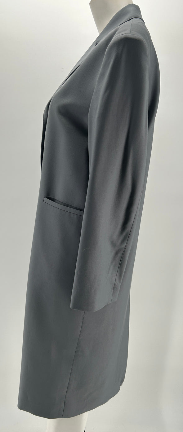 Manteau long gris en laine "Tido"