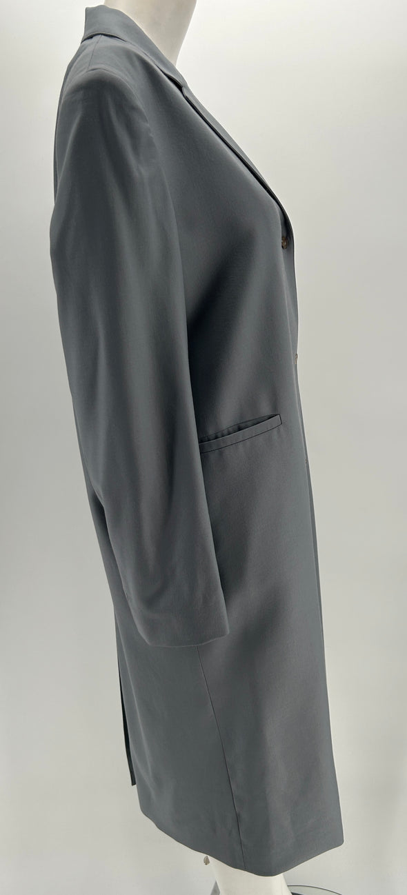 Manteau long gris en laine "Tido"