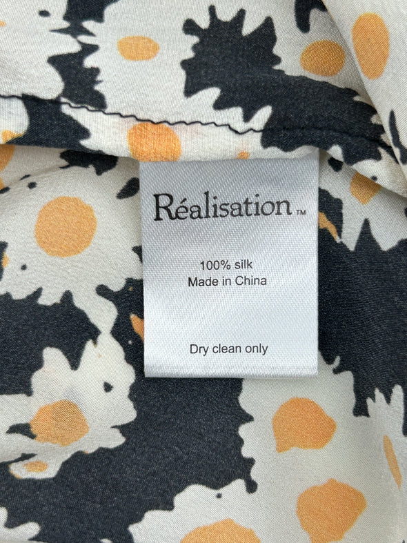 Robe imprimée en soie