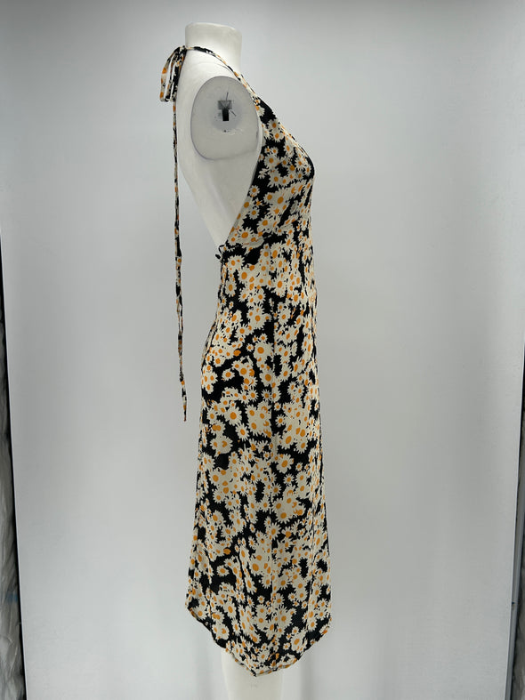 Robe imprimée en soie