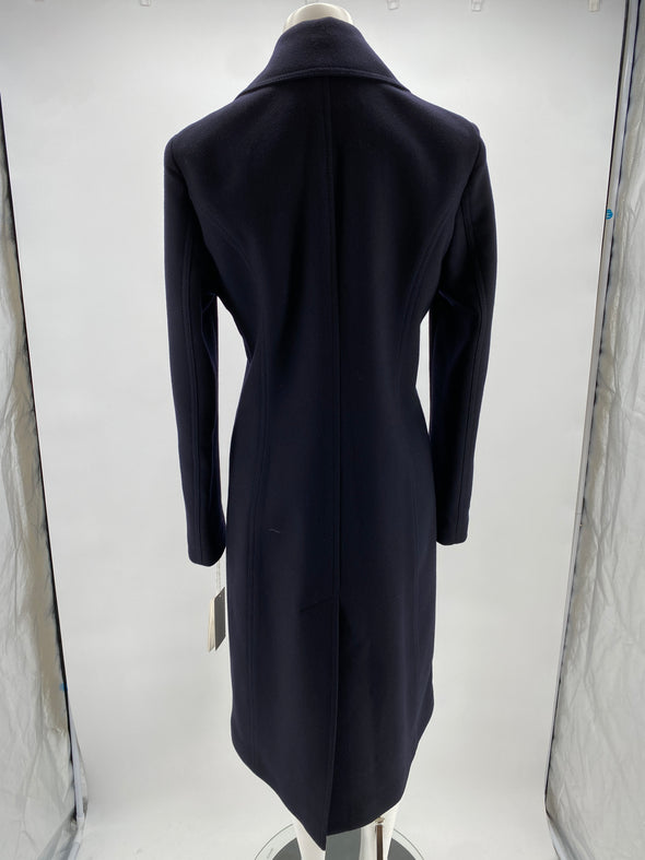 Manteau en laine à boutons dorés