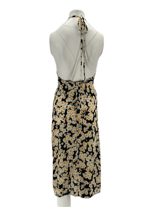 Robe imprimée en soie