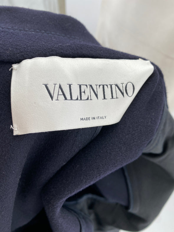 Manteau en laine à boutons dorés