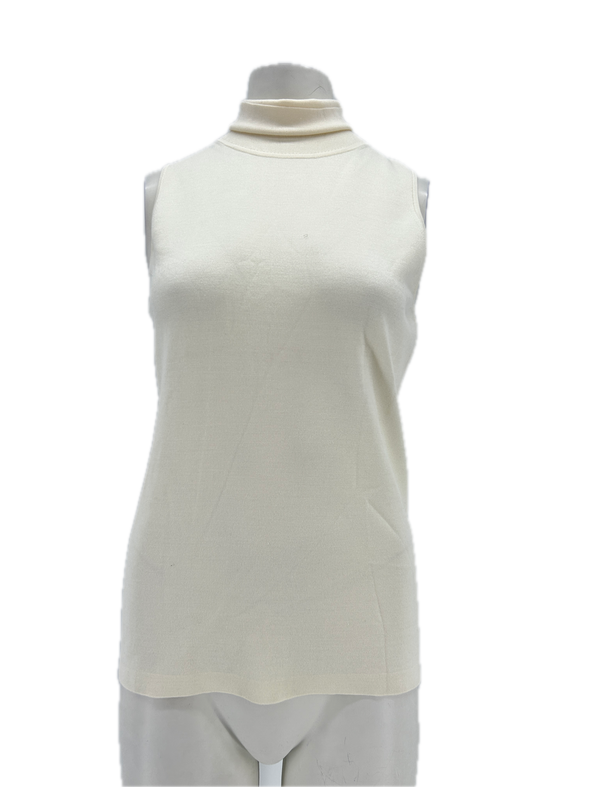 Tee-shirt en soie sans manches