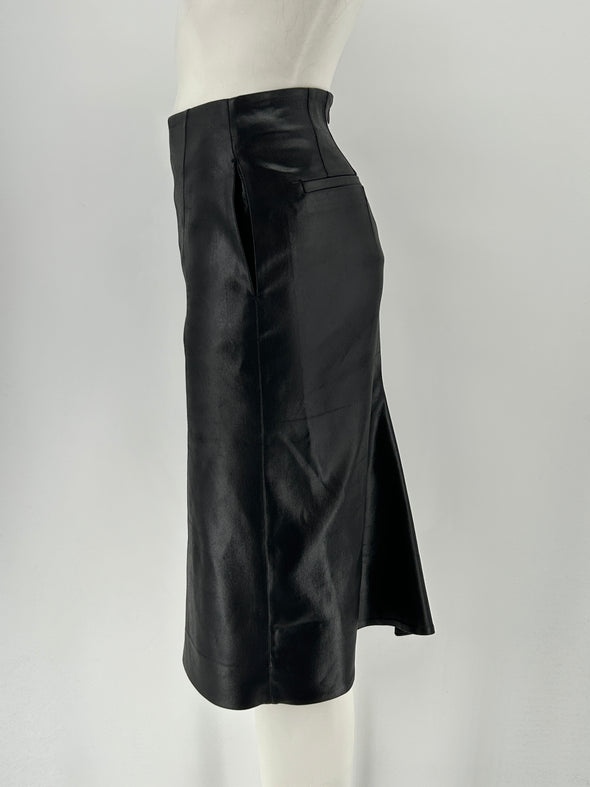 Jupe en simili cuir