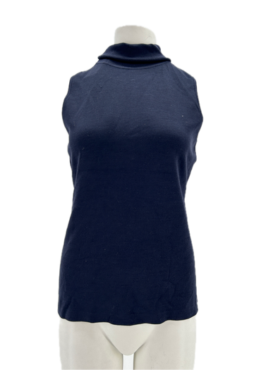 Tee-shirt en soie marine