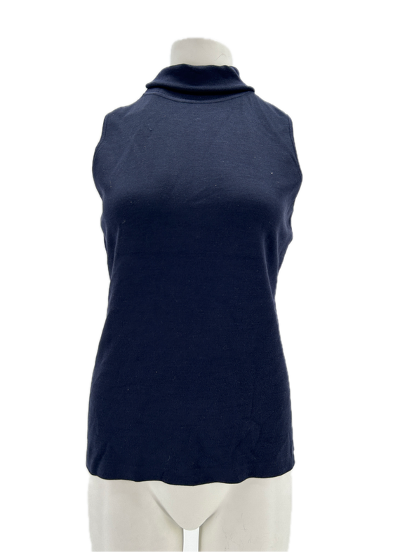 Tee-shirt en soie marine