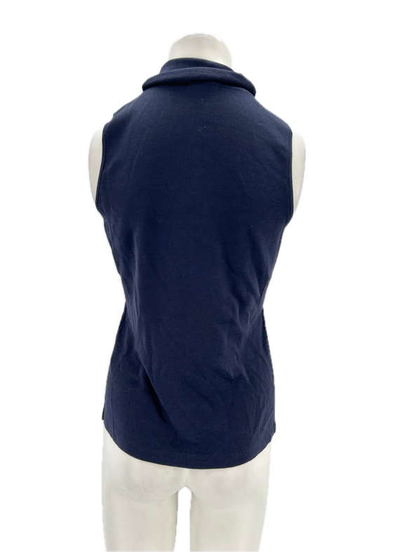 Tee-shirt en soie marine