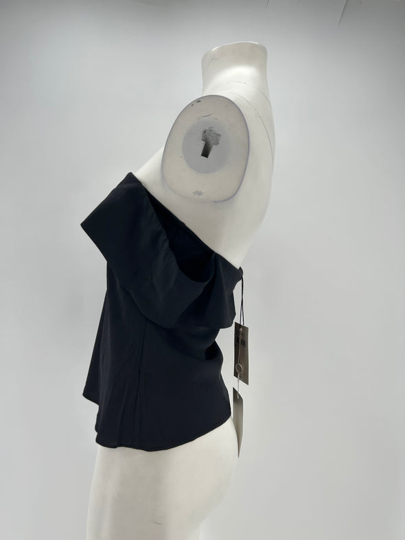 Top bustier noir